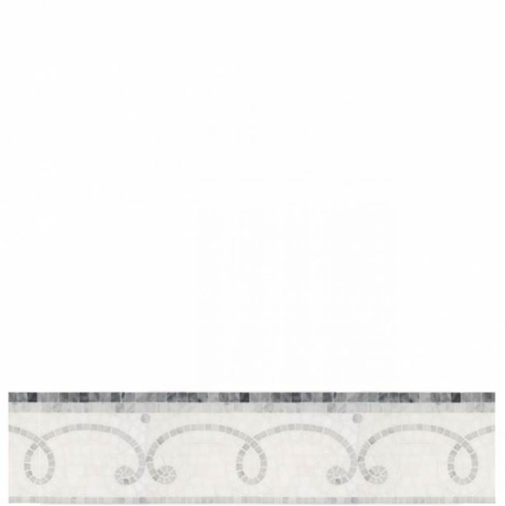 Signet Piquet Border 6'' x 12'' in Stone Group 1, 2, 3, and