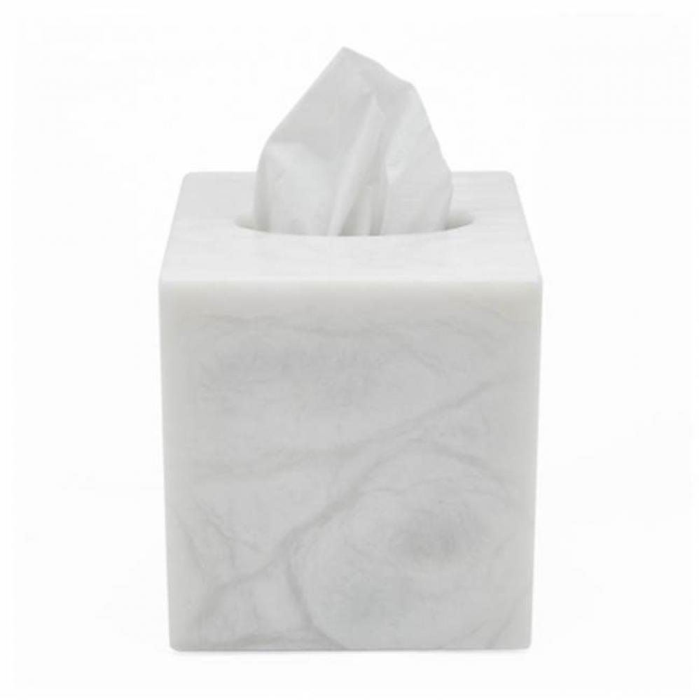 Cava Tissue Cover in Alabaster