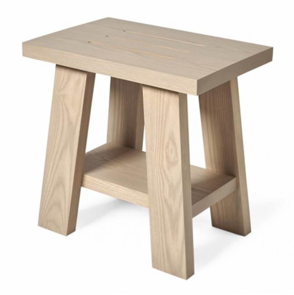 Arden 18'' x 12'' x 17 1/2'' Stool in White