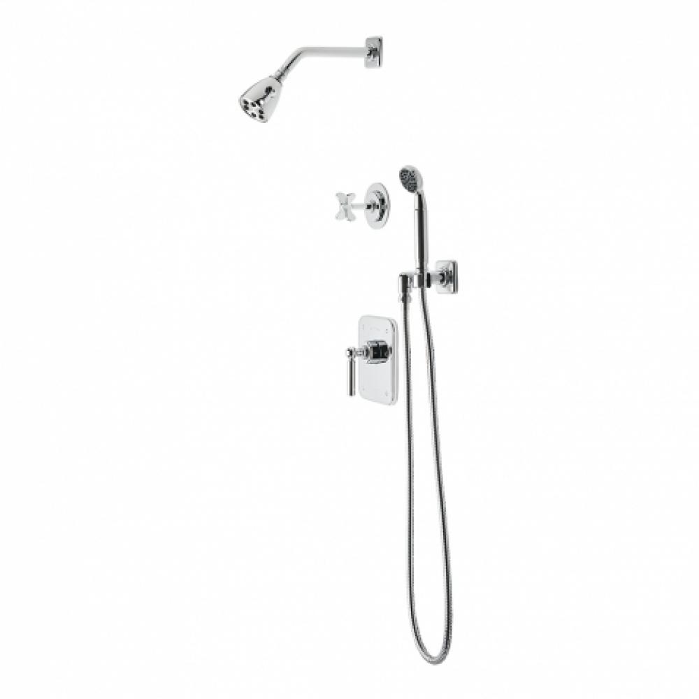 Ludlow Pressure Balance Shower Package with 2 3/4'' Shower Head, Handshower and