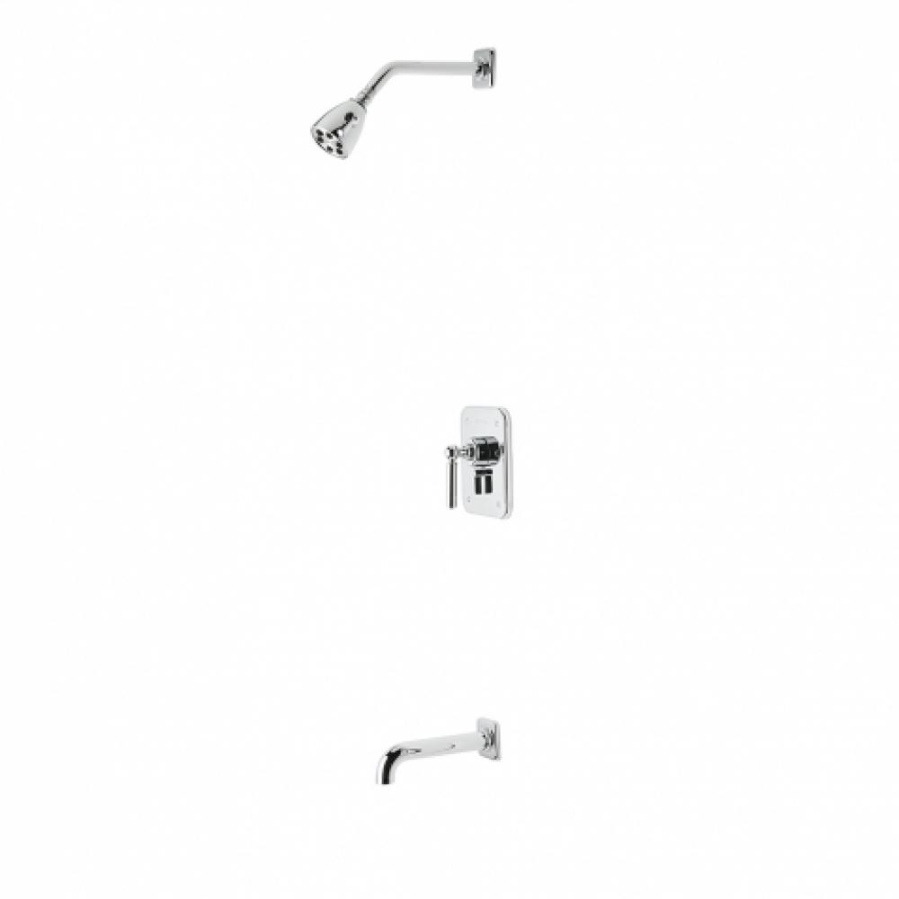 Ludlow Pressure Balance Shower Package with 2 3/4'' Shower Head and Tub Spout In