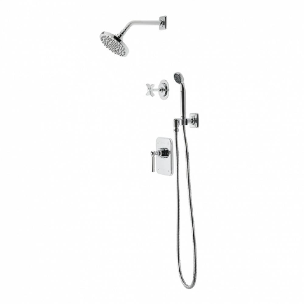 Ludlow Pressure Balance Shower Package with 6'' Rain Shower Head, Handshower and