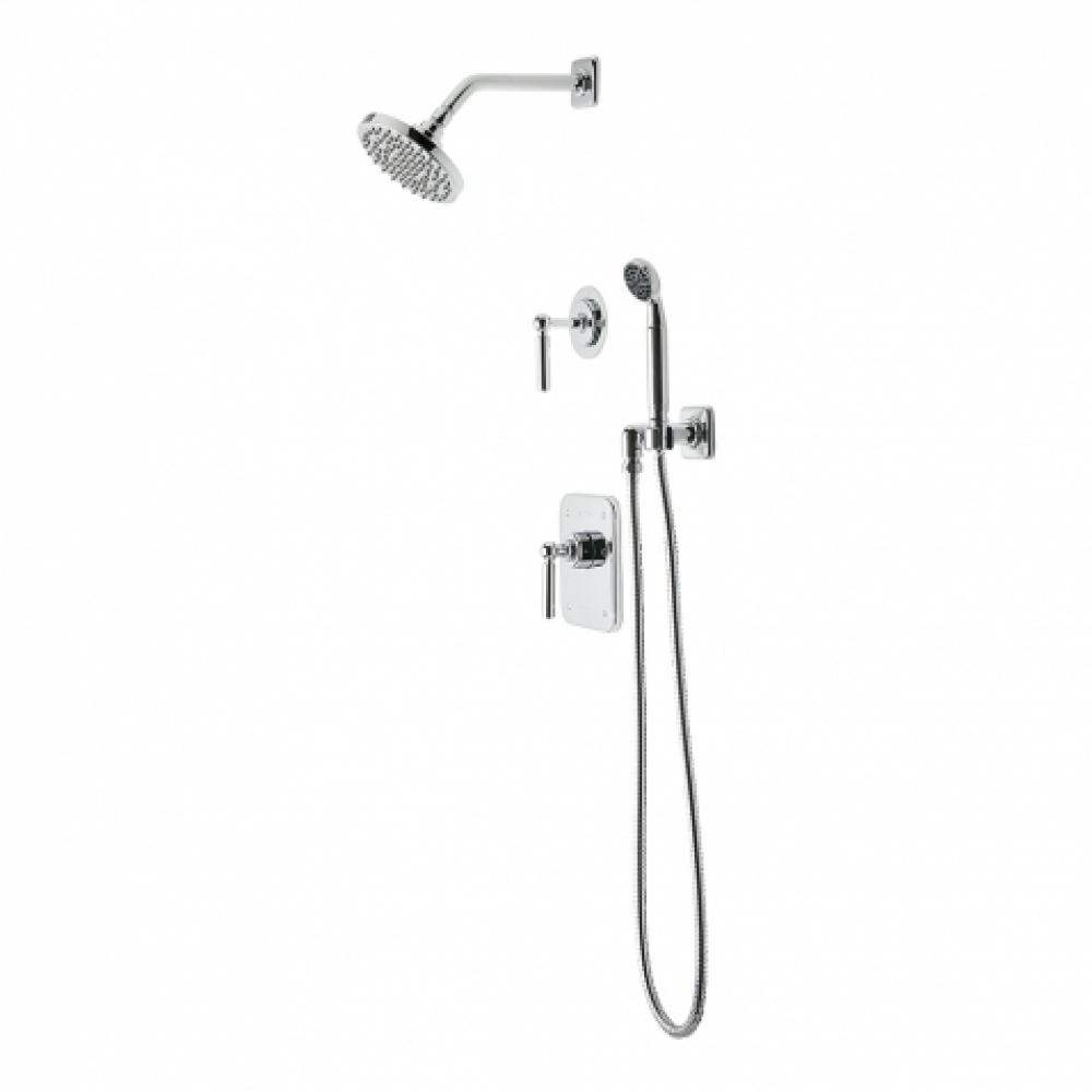 Ludlow Pressure Balance Shower Package with 6'' Rain Shower Head, Handshower and