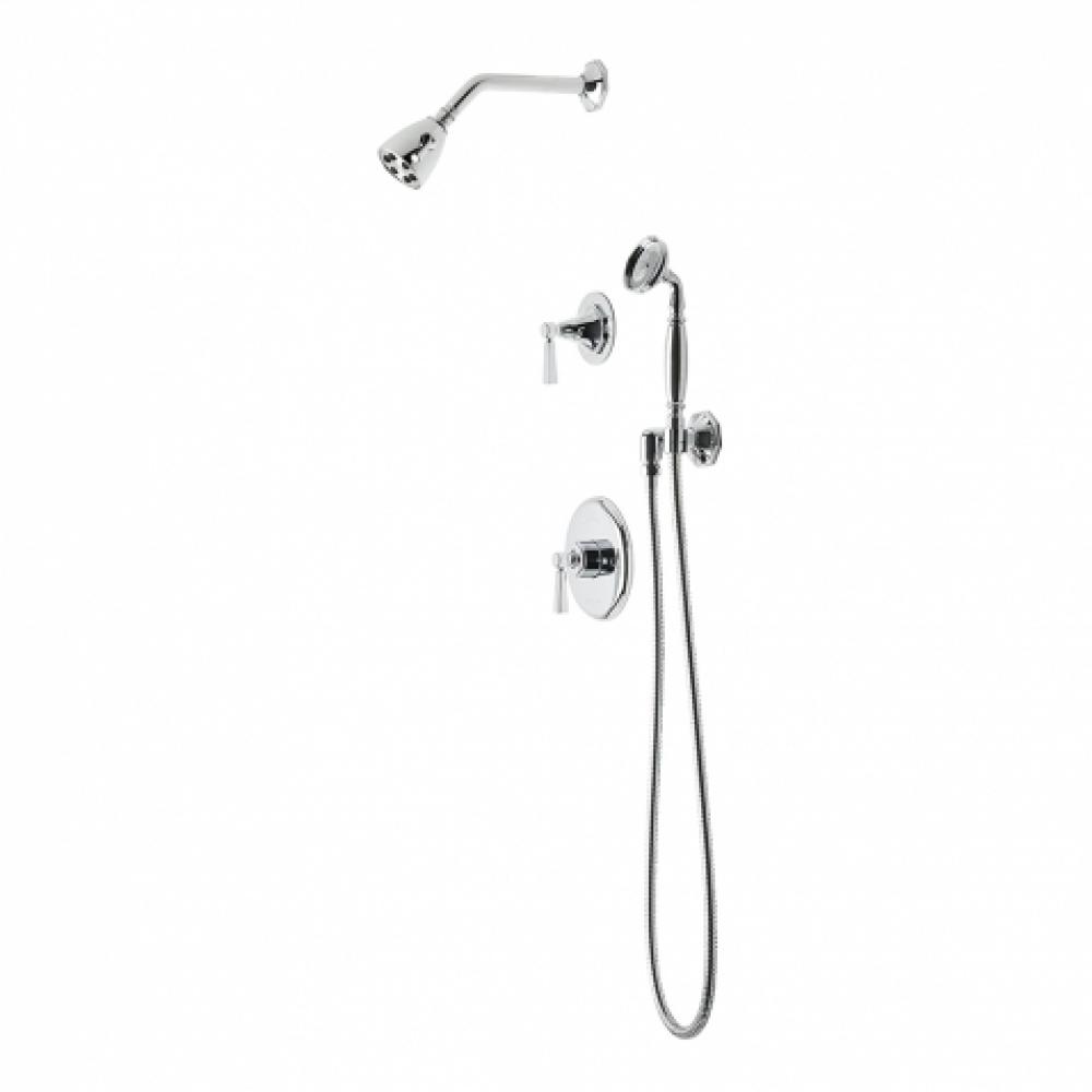 Roadster Pressure Balance Shower Package with 2 3/4'' Head, Handshower and Diverter