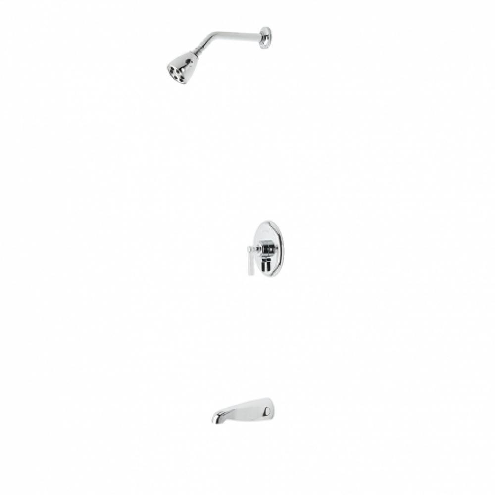 Transit Pressure Balance Shower Package with 2 3/4'' Head and Tub Spout in