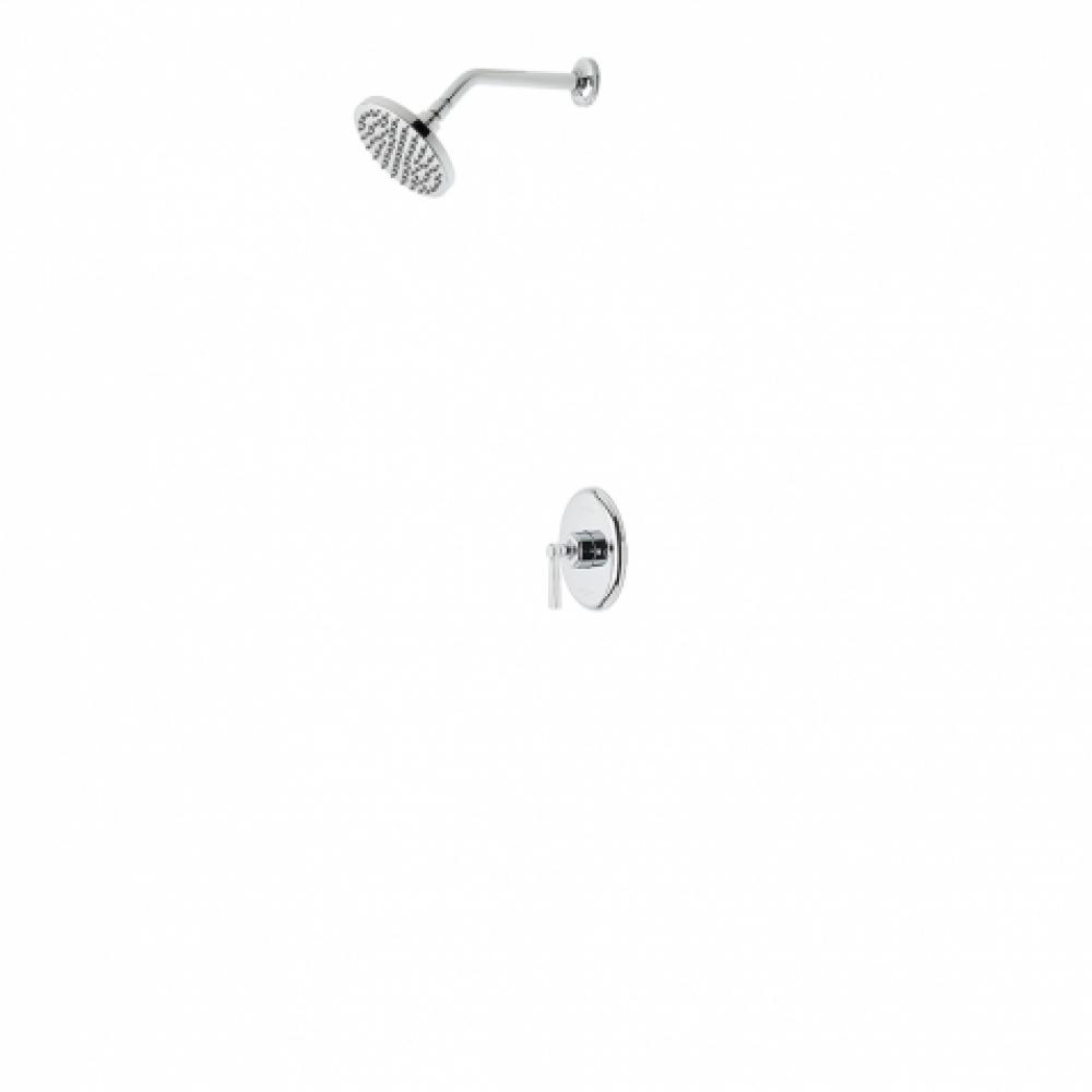 Transit Pressure Balance Shower Package with 6'' Rain Shower Head in