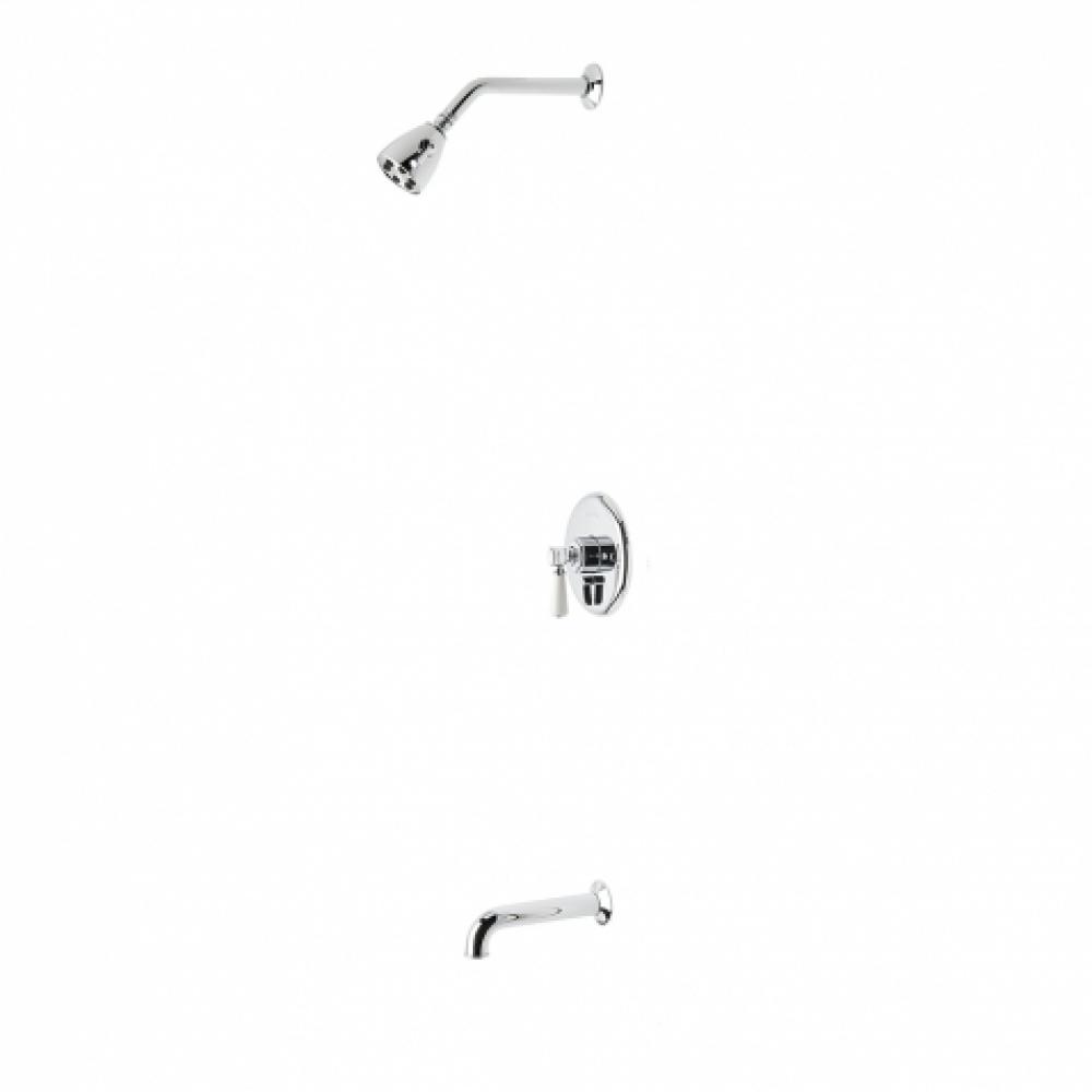 Highgate Pressure Balance Shower Package with 2 3/4'' Shower Head and Tub Spout in