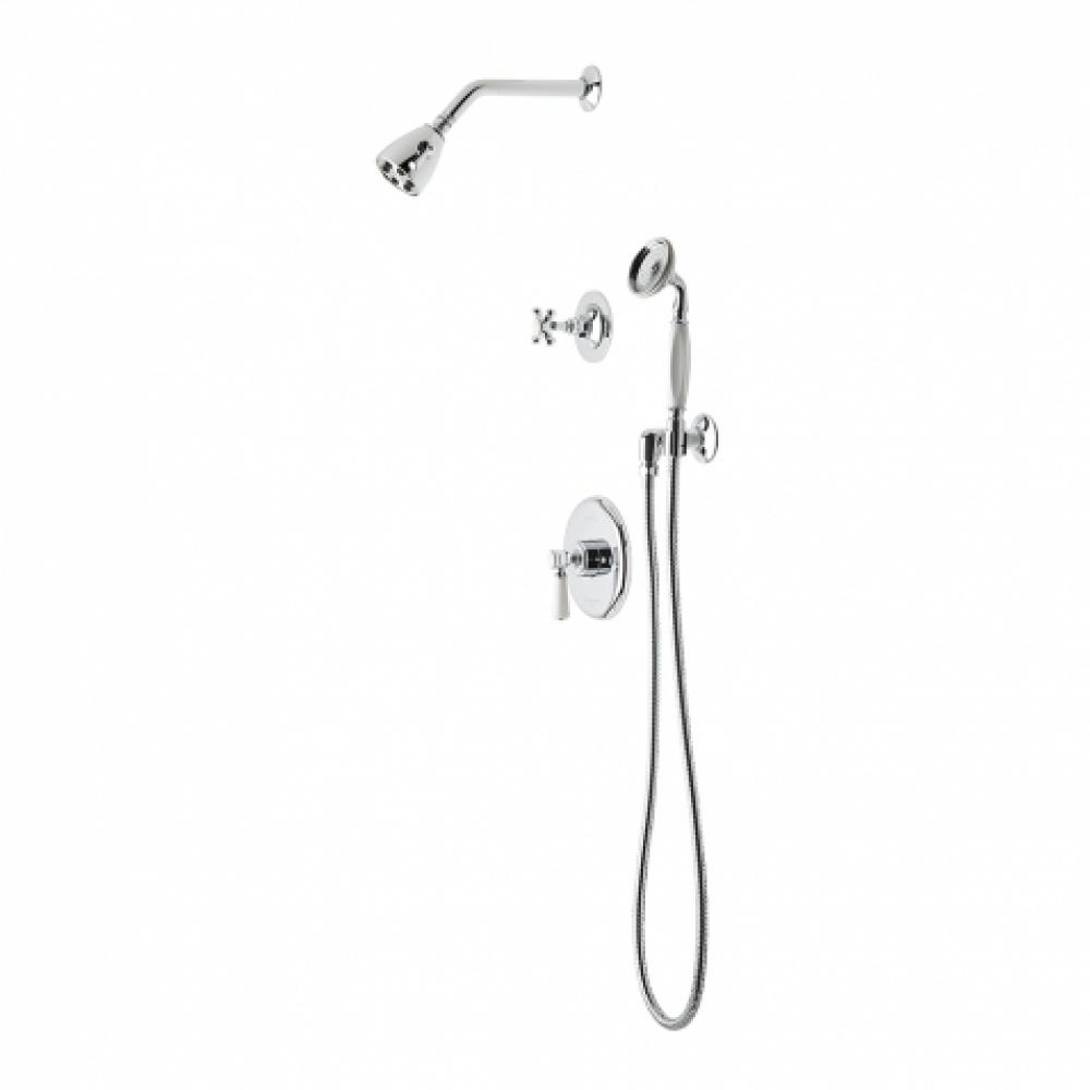 Highgate Pressure Balance Shower Package with 2 3/4'' Shower Head, Handshower and