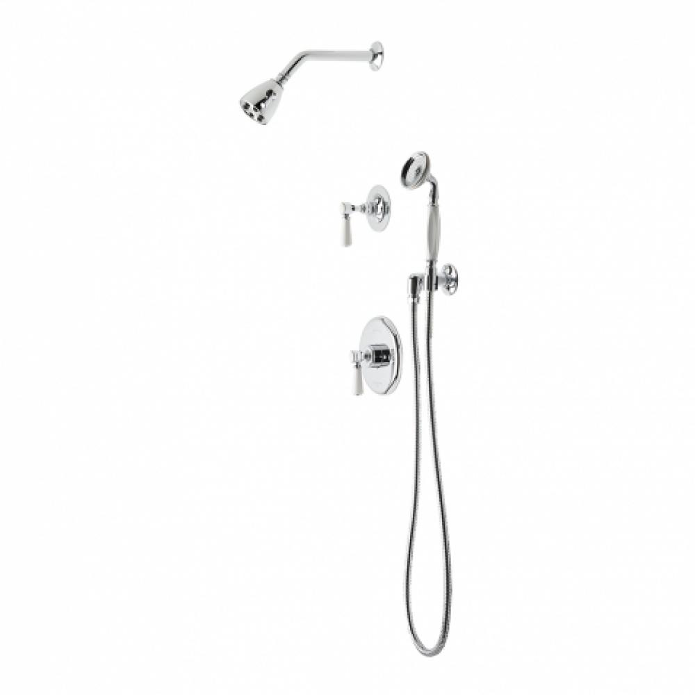 Highgate Pressure Balance Shower Package with 2 3/4'' Shower Head, Handshower and