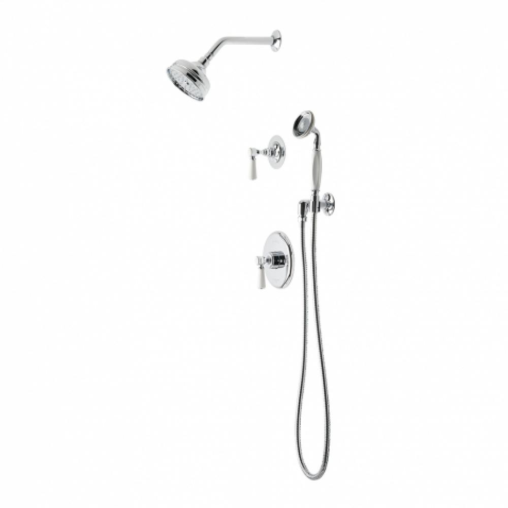 Highgate Pressure Balance Shower Package with 5'' Shower Rose, Handshower and Diverter