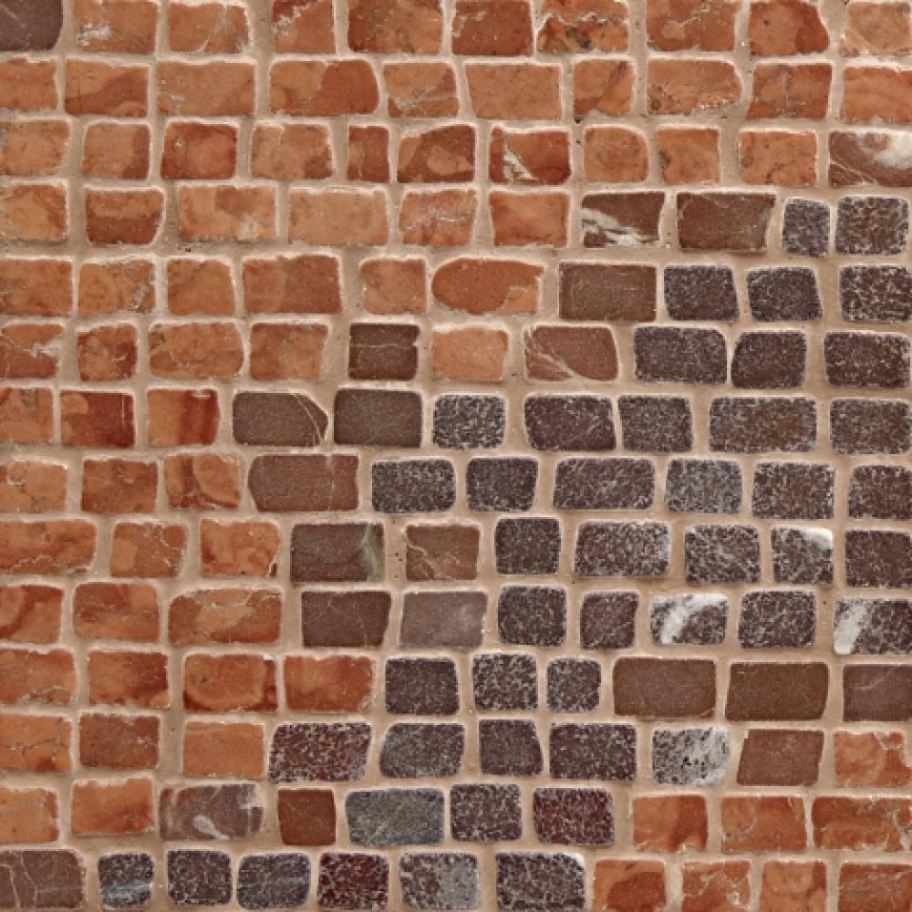 Parramore Abrash Blocks Mosaic in Stone Group 1, 2, 3, and 4 (Assembled)