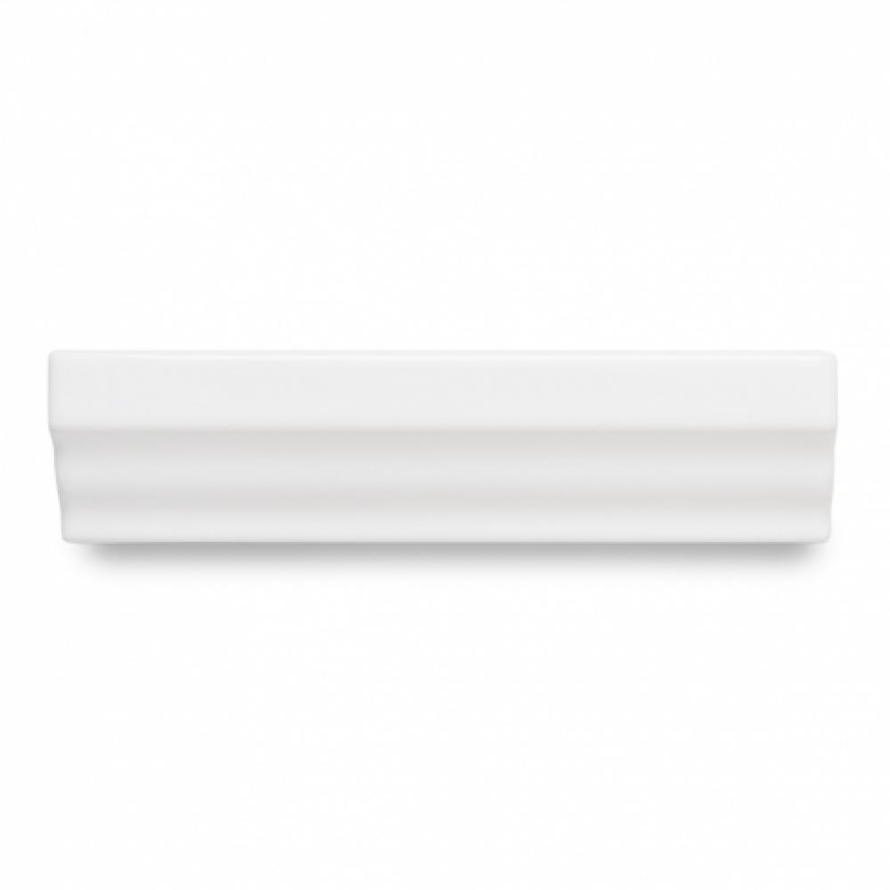 Campus Chair Rail 1 1/2'' x 6'' in White Glossy Solid