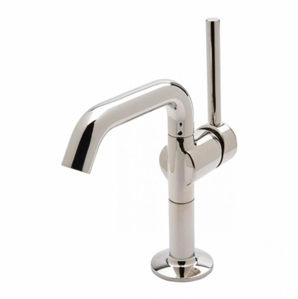 .25 One Hole High Profile Bar Faucet, Metal Lever Handle in Antique