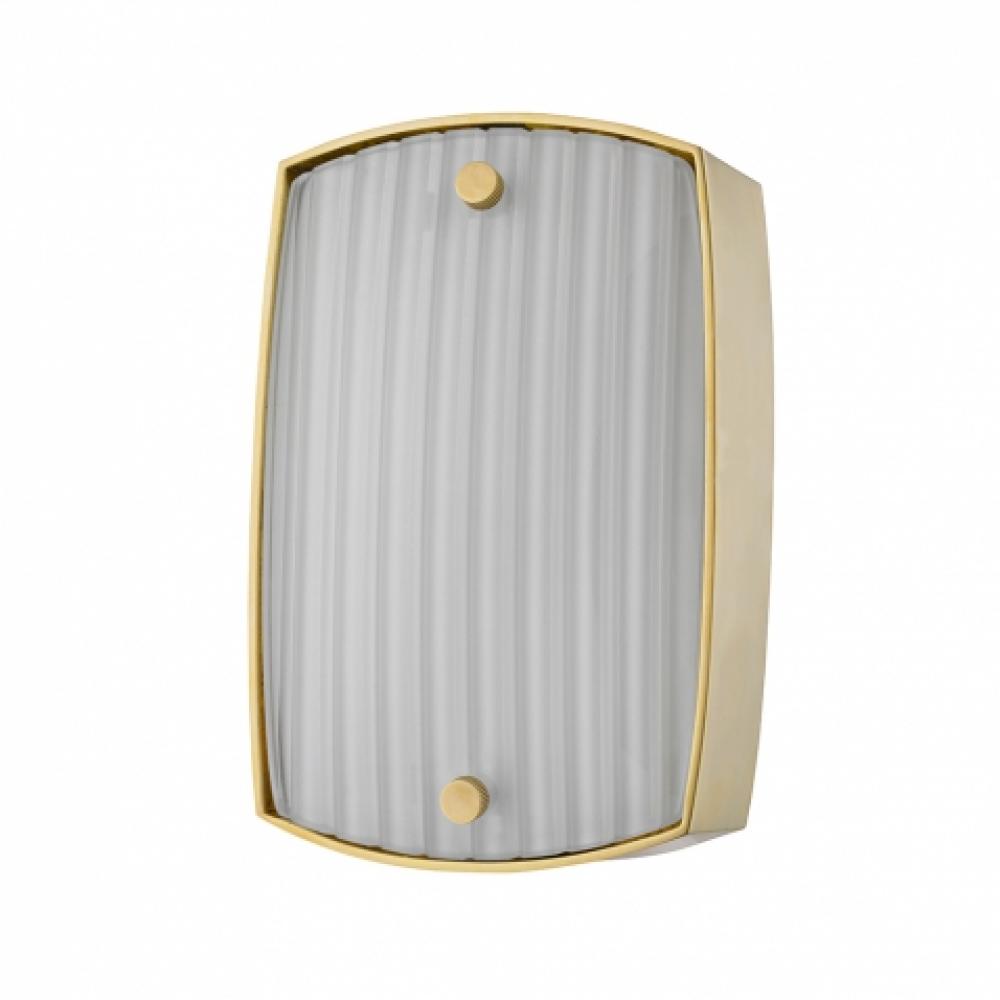 Point Reyes Wall Mounted Sconce with Glass Diffuser in Unlacquered