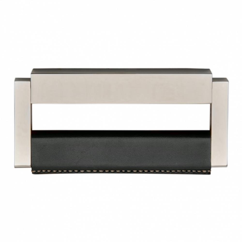 Echo Park 4 1/2'' Charcoal Leather Pull in