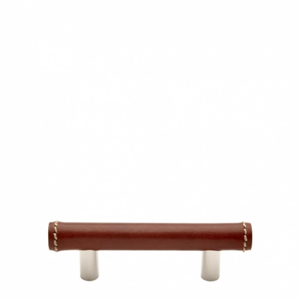 Napa 4'' Charcoal Leather Pull in