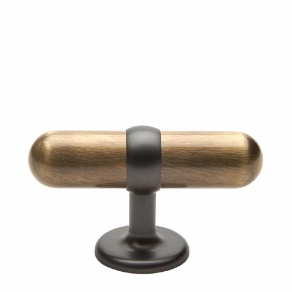 Stockton 3 Metal Pull in Architectural Bronze with Matte Nickel