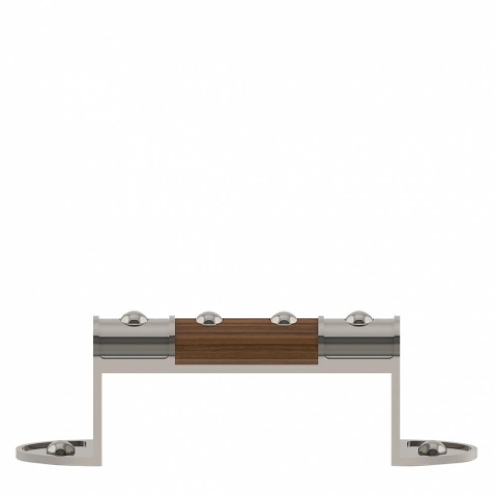 Oliver 4'' Walnut Pull in Unlacquered