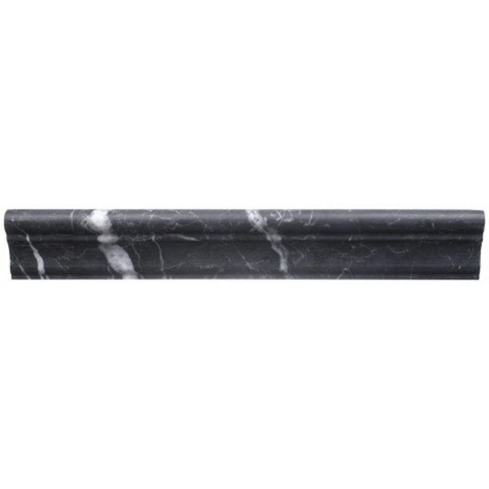 Keystone A Rail 1 3/4 x 12 in Nero Marquina Honed