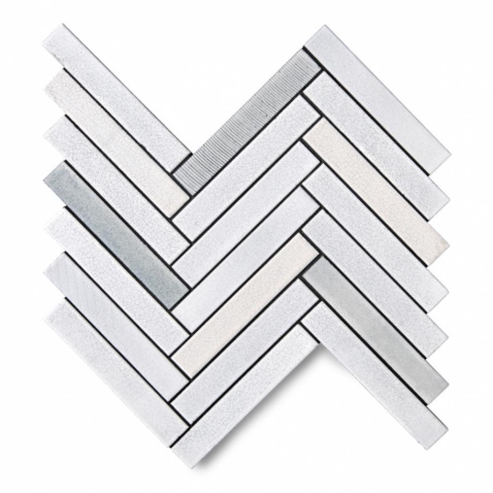 Magma Herringbone Mosaic in Java Blend