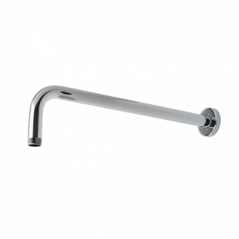 Universal 17 Wall Mounted Shower Arm and Flange in Matte Nickel