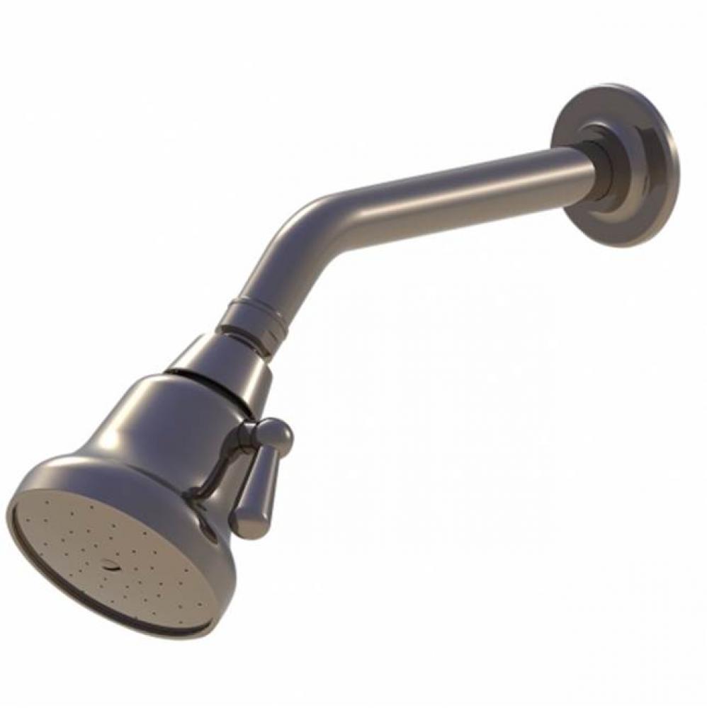 Universal 3 1/4'' Shower Head, Arm and Flange with Fixed Spray in