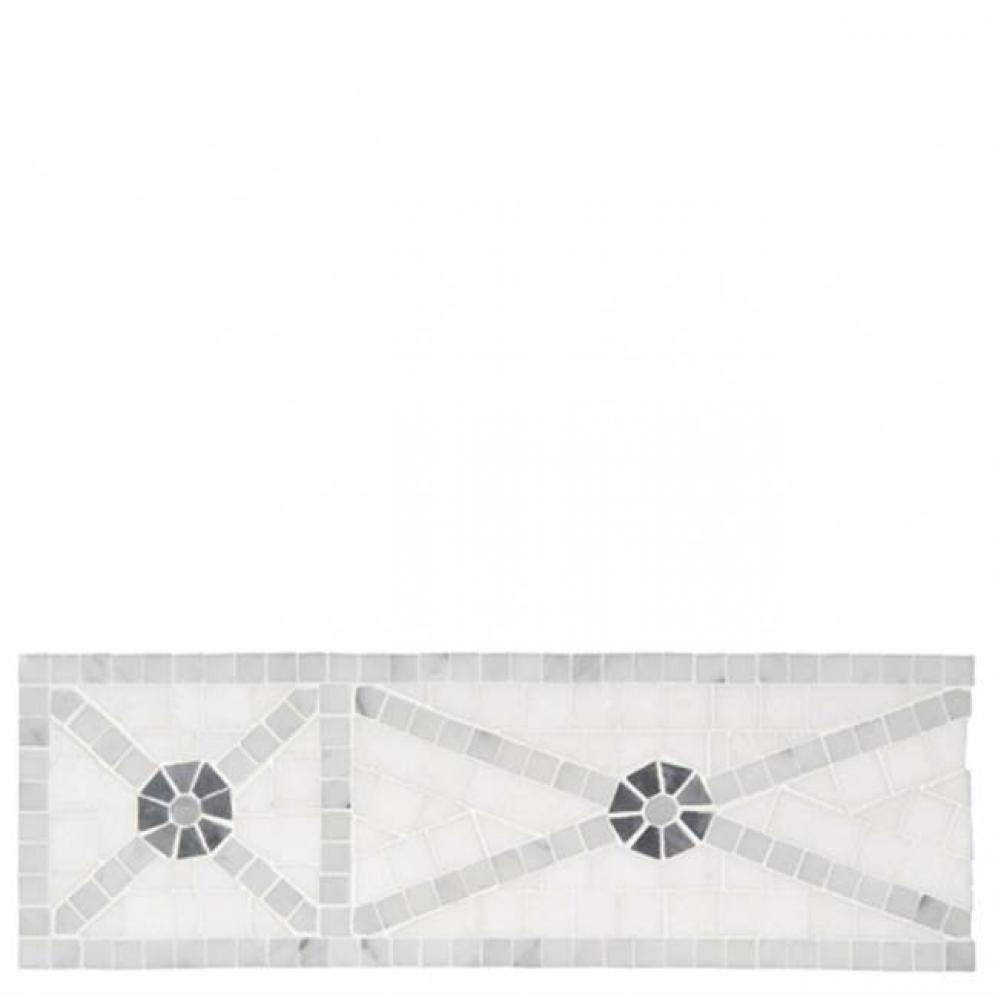 Signet Titus Grande Border 8'' x 21'' in Stone Group 1, 2, 3, and