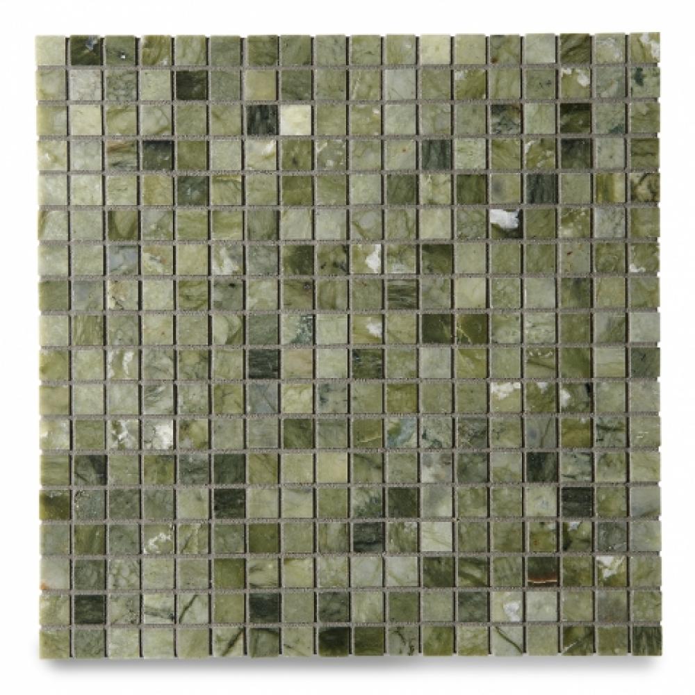 Keystone 1.5cm Stacked Mosaic in Veridian Polished