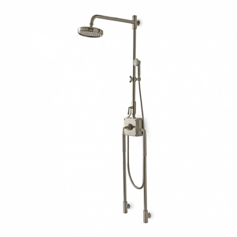 R.W. Atlas Exposed Thermostatic System with Handshower, Diverter and Lever Handle in