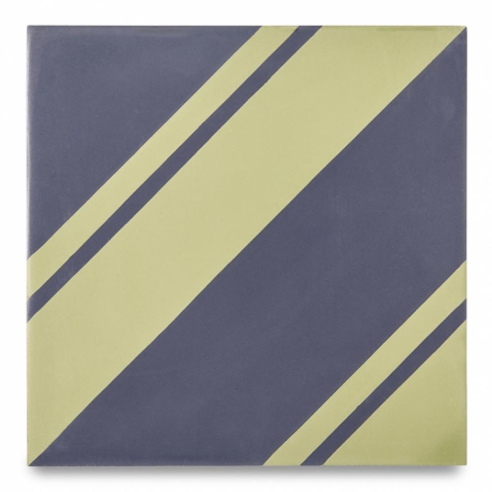 Promenade Decorative Field Tile Regimental 8'' x 8'' Matte