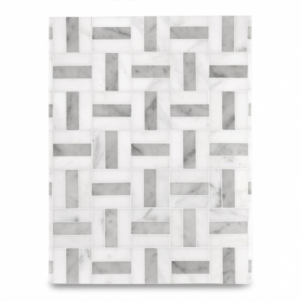 Parramore Ingot Weave Mosaic in Stone Group