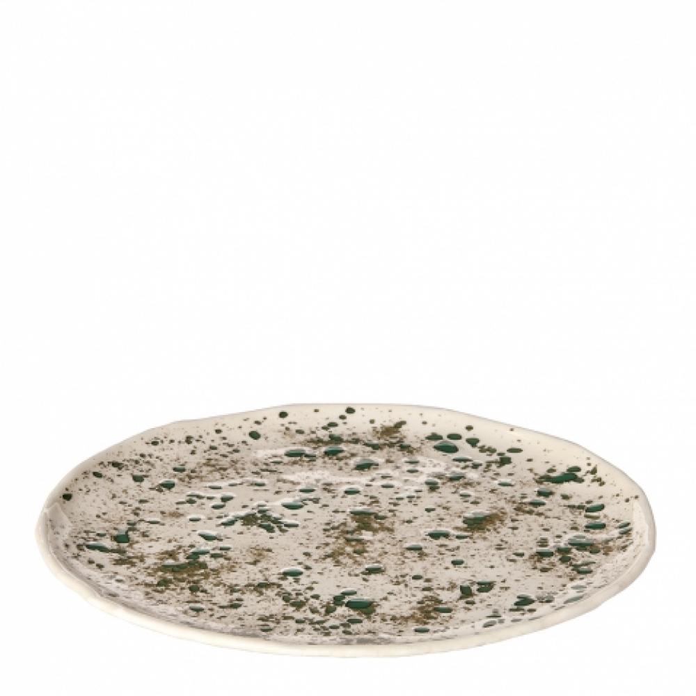 Battuto Round Platter in Multi