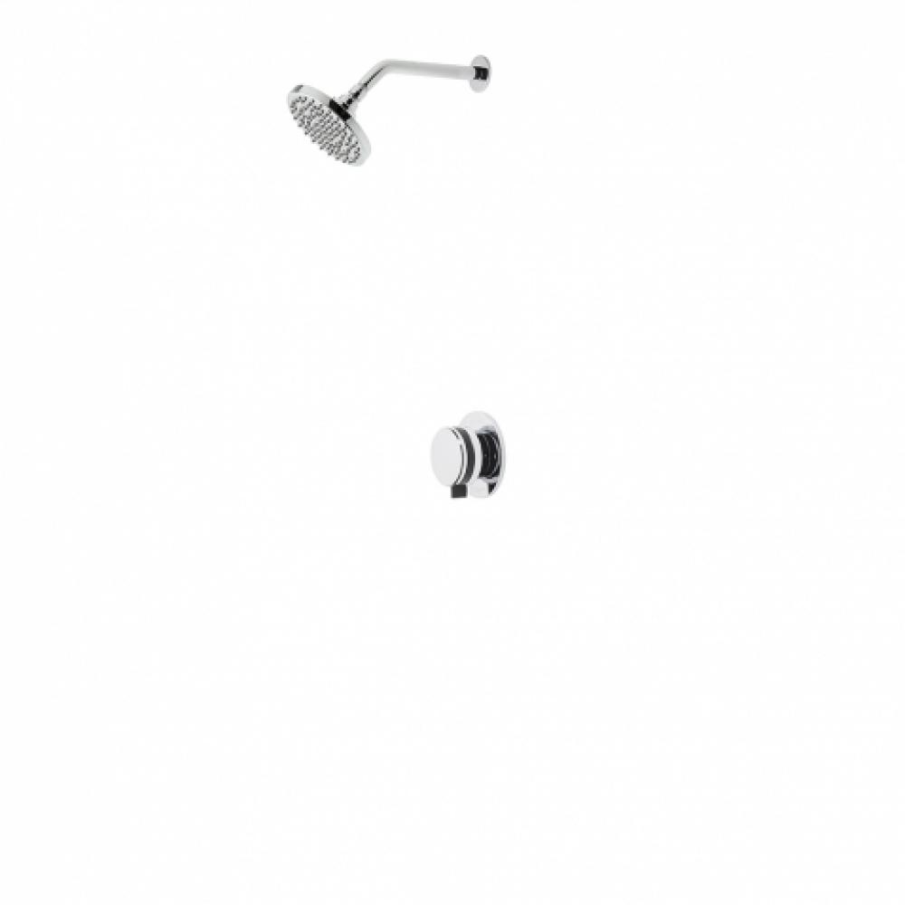 Decibel Pressure Balance Shower Package with 6'' Rain Shower Head in