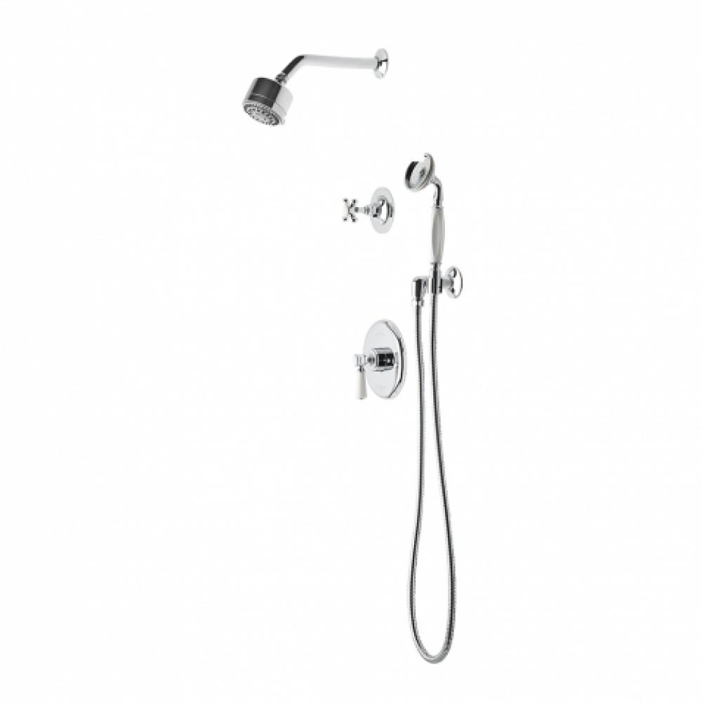 Highgate Pressure Balance Shower Package with 3 1/4'' Shower Head, Handshower and