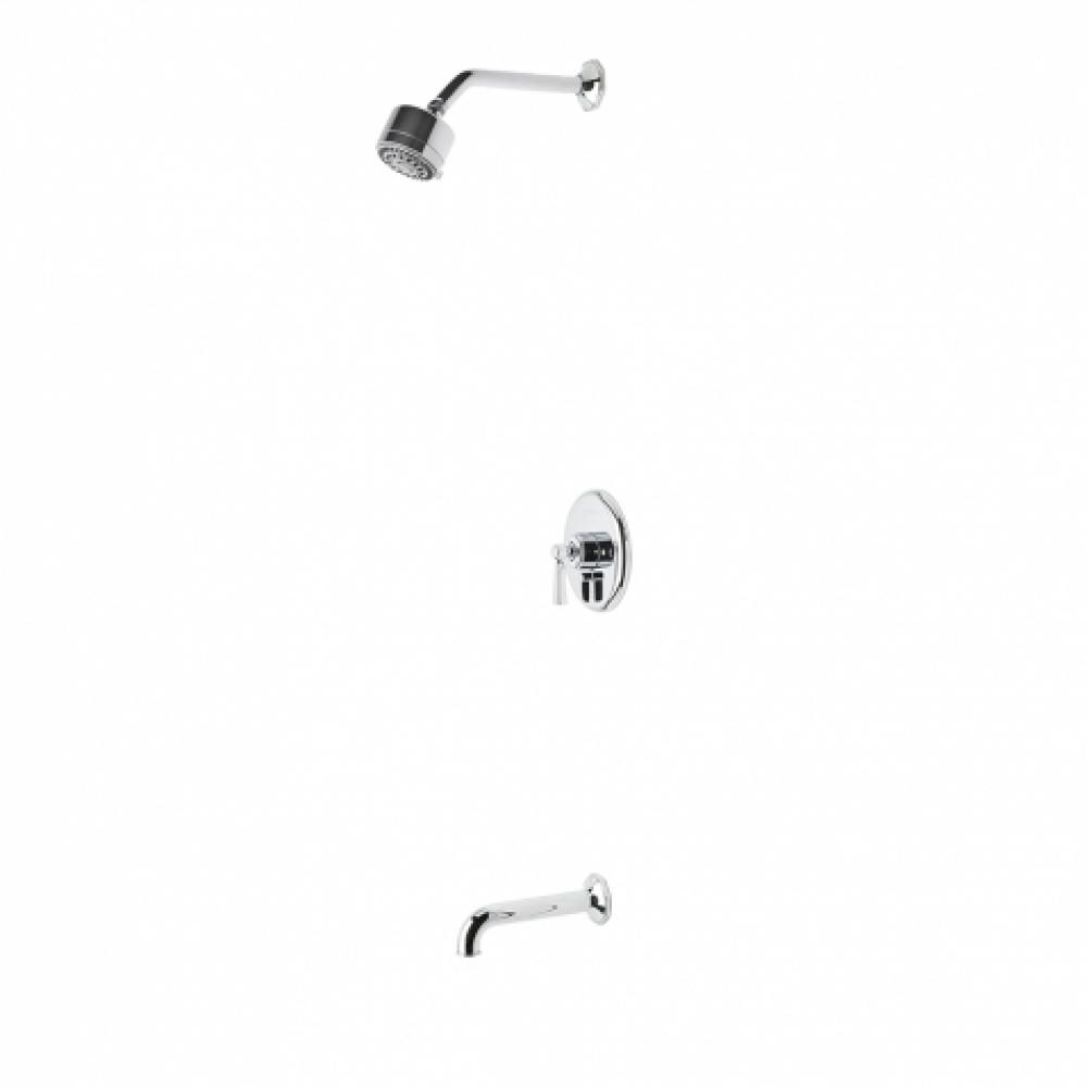 Roadster Pressure Balance Shower Package with 3 1/4'' Shower Head and Tub Spout in