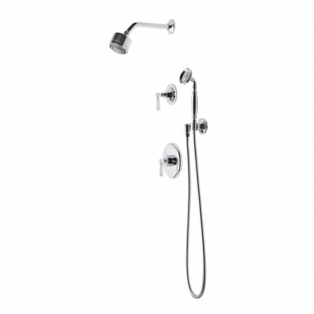 Roadster Pressure Balance Shower Package with 3 1/4'' Shower Head, Handshower and