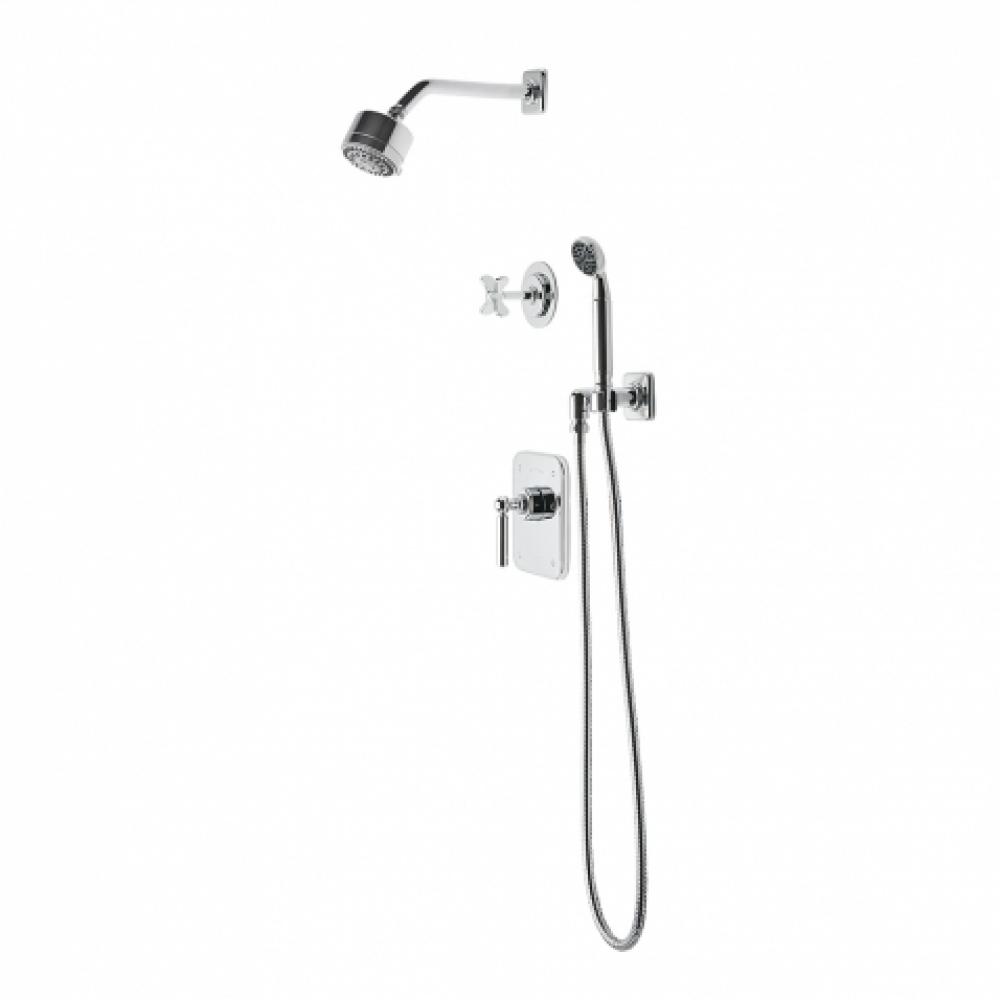 Ludlow Pressure Balance Shower Package with 3 1/4'' Shower Head, Handshower and