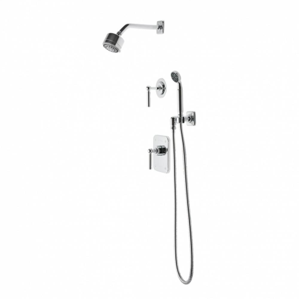 Ludlow Pressure Balance Shower Package with 3 1/4'' Shower Head, Handshower and