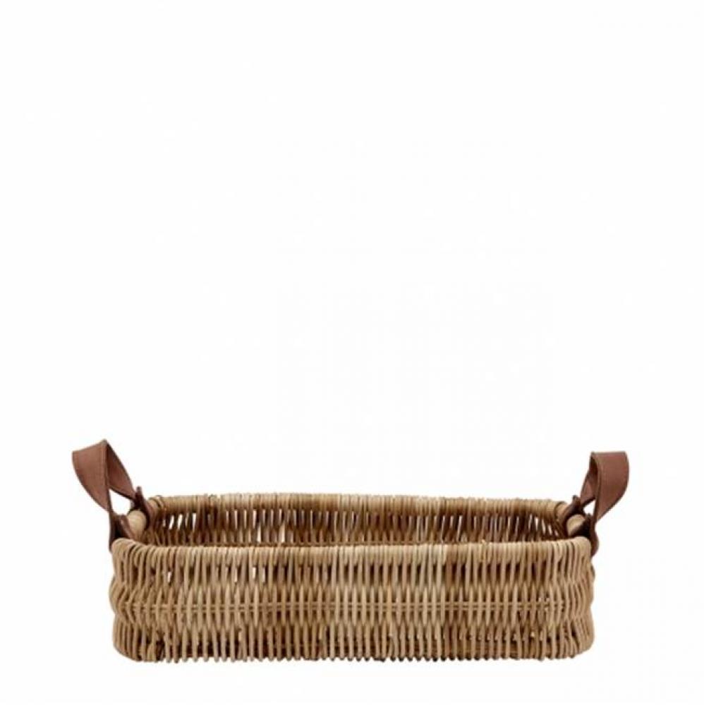 Harvest Small Rectangular Basket in Natural