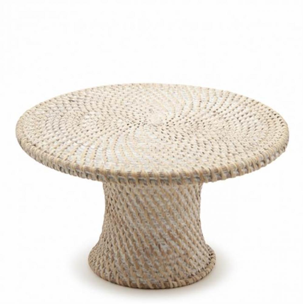 Palm Medium Pedestal in White