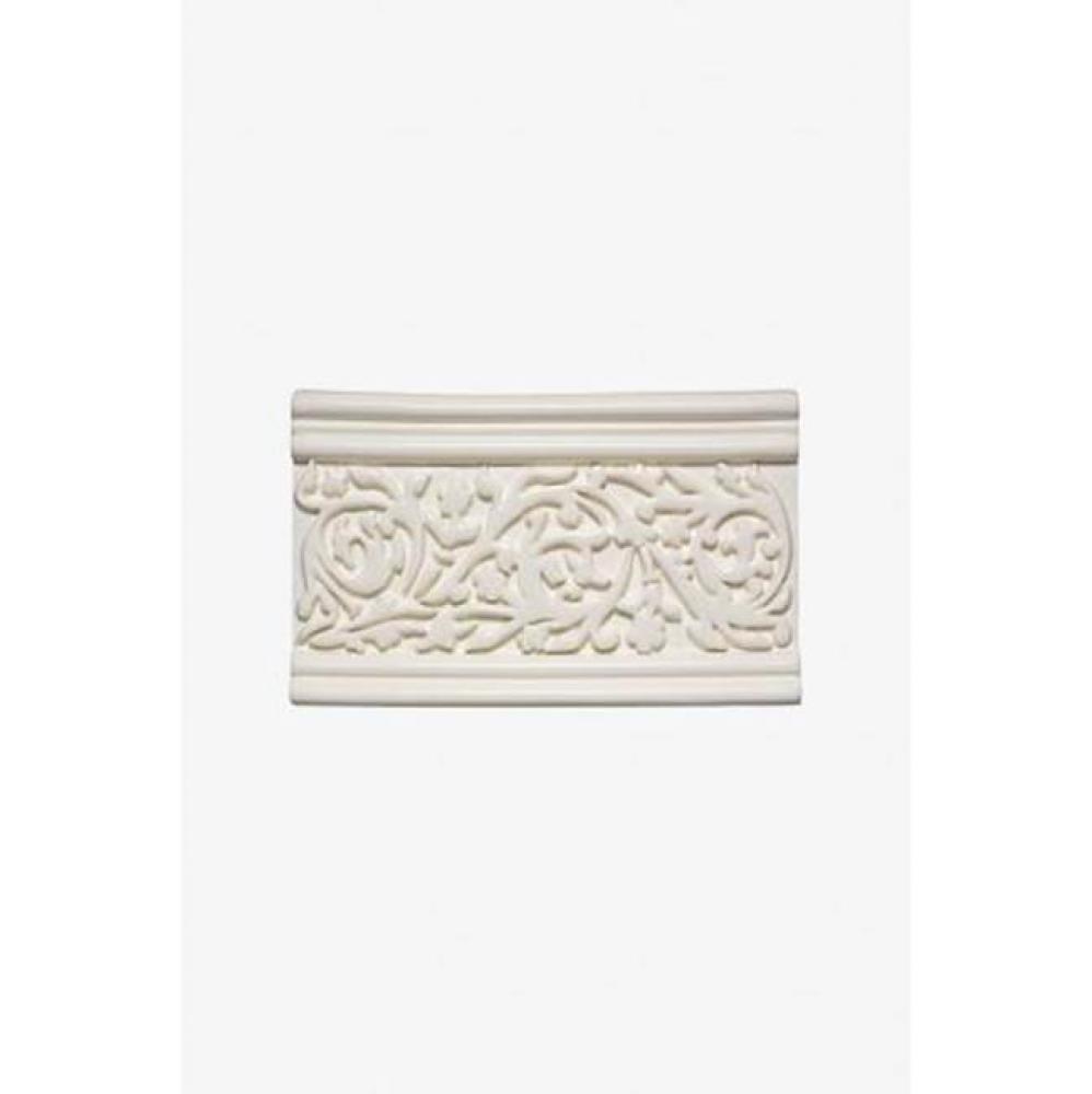 Archive Church Deco C Border 4 x 6 in Gray Glossy Wash