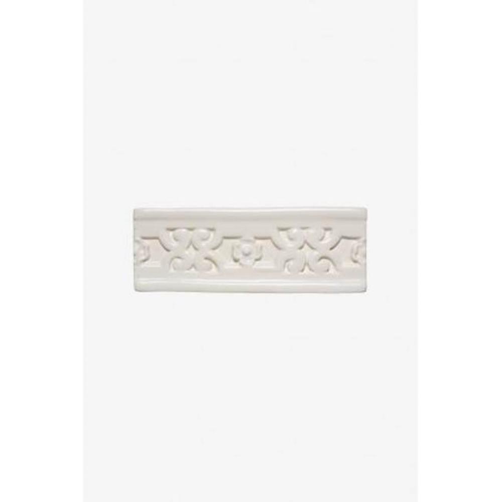 Archive Frieze A Liner 2 x 6 in Black Stain Glossy Stained Crackle