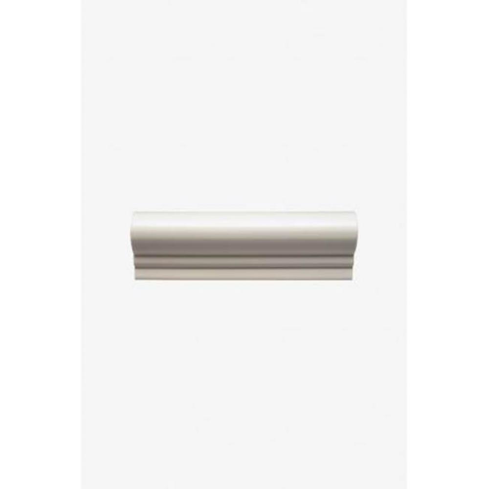 Archive Columbus Avenue A Rail 1 7/8 x 6 V-Cap Stopend (Left) in Clear Glossy Crackle