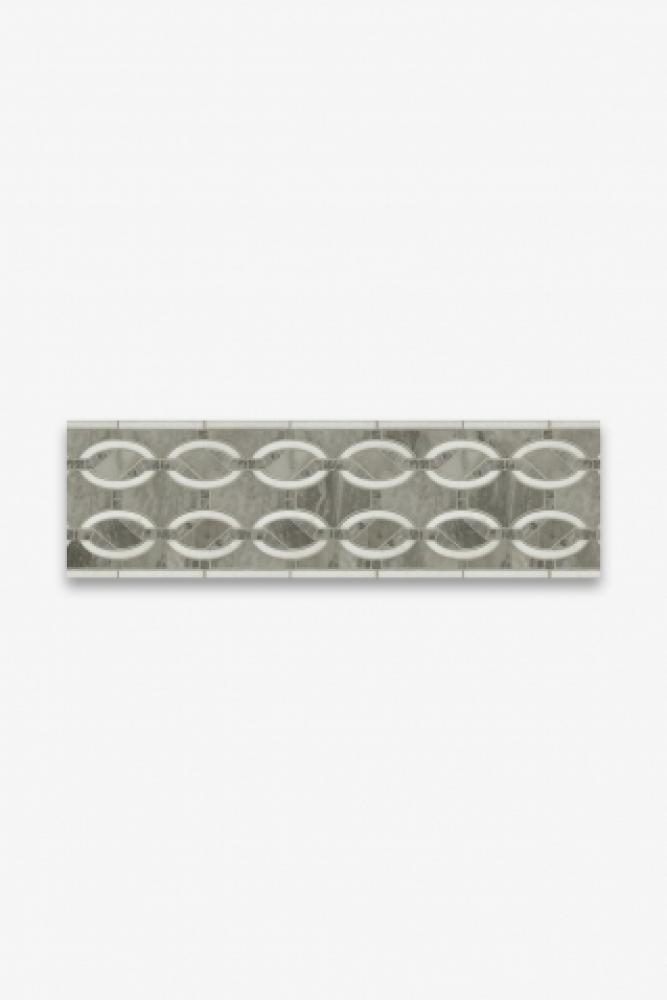 Signet Solid with Tesserae Links Petite Double Border 6 1/2'' x 7 1/4'' in