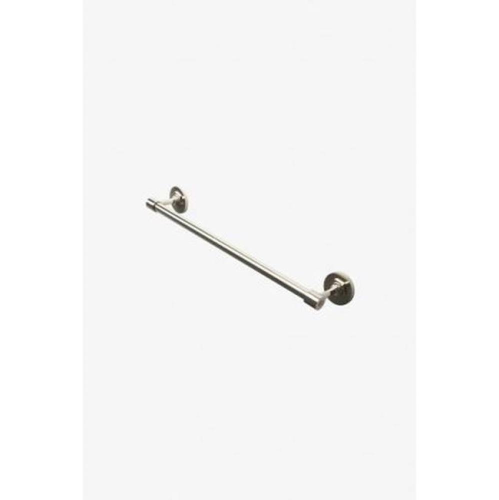 Henry 18'' Single Metal Towel Bar in Nickel