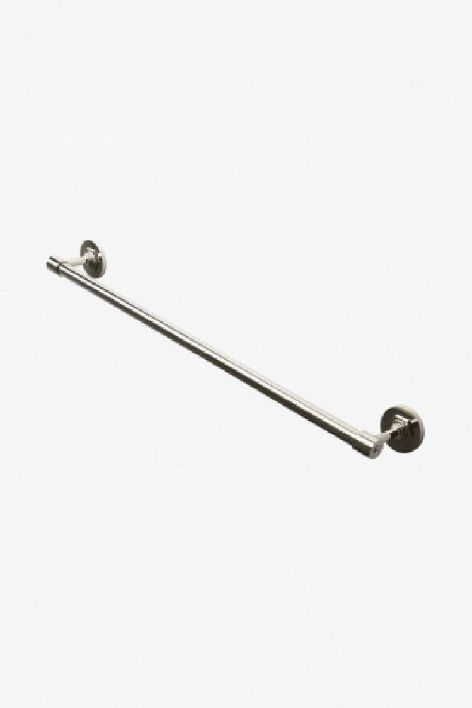 Henry 24 Single Metal Towel Bar in Unlacquered Brass