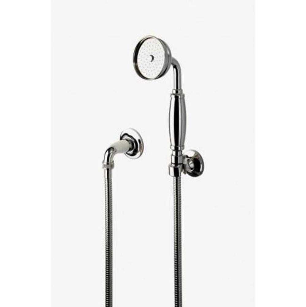 Easton Classic Handshower On Hook with Metal Handle in Nickel, 1.75gpm