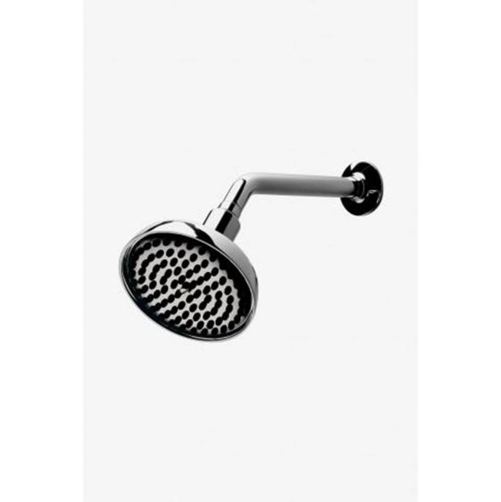 .25 5 1/2 Shower Head, Arm and Flange with Fixed Spray in Chrome, 1.75gpm