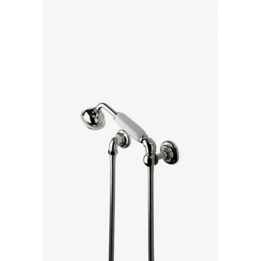 Etoile Handshower On Hook with White Porcelain Handle in Shadow, 2.5gpm (9.5 L/min)