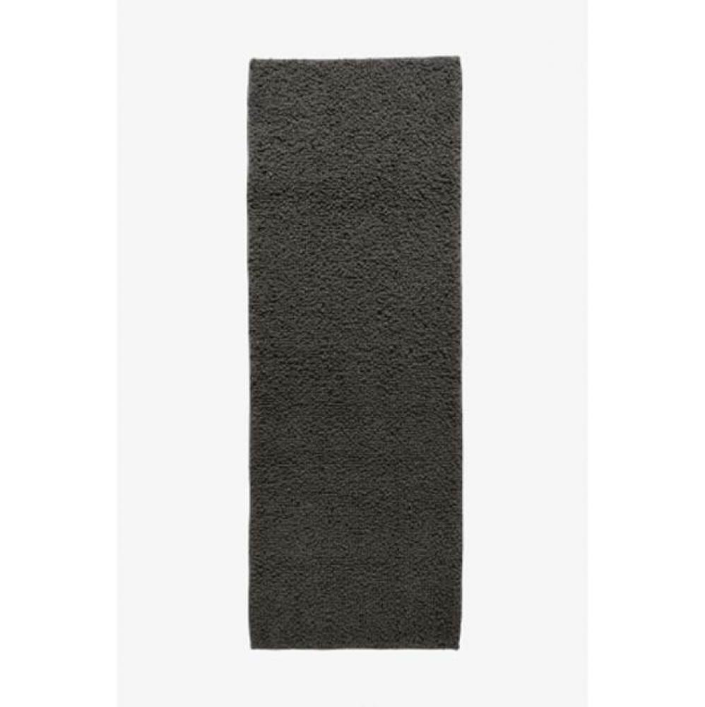 Bramble Bath Rug 25 x 72 in Charcoal